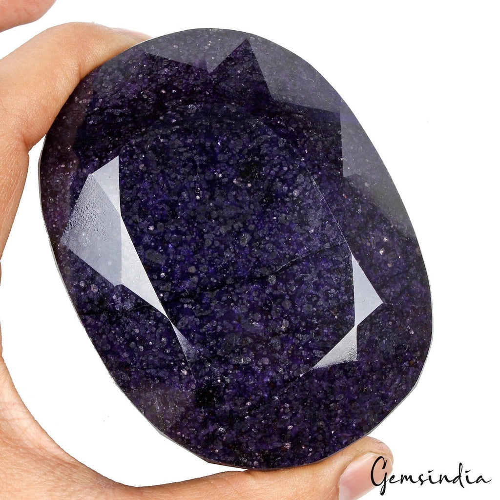 2940 Cts Natural African Dark Blue Sapphire Oval Cut Huge Museum Size Loose Gem