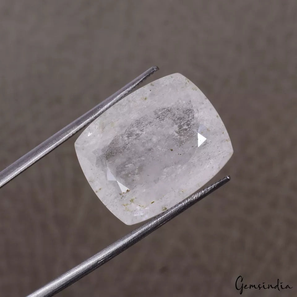 18.80 Cts Natural Brazilian Untreated Pink Morganite Cushion Cut Gem For Ring