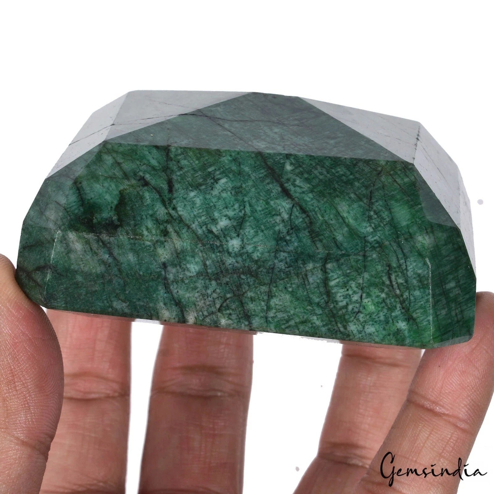 Natural Green Zambian Emerald Octagon Cut Earth Mined 2090 Cts Loose Gemstone