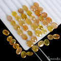 Natural Untreated 138.60 Ct Oval Cut Ceylon Sapphire 47 Pcs Gemstones Certified