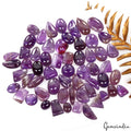 500 Cts/58 Pcs Natural Untreated Rich Purple Amethyst Mix Cab Gem Wholesale Lot