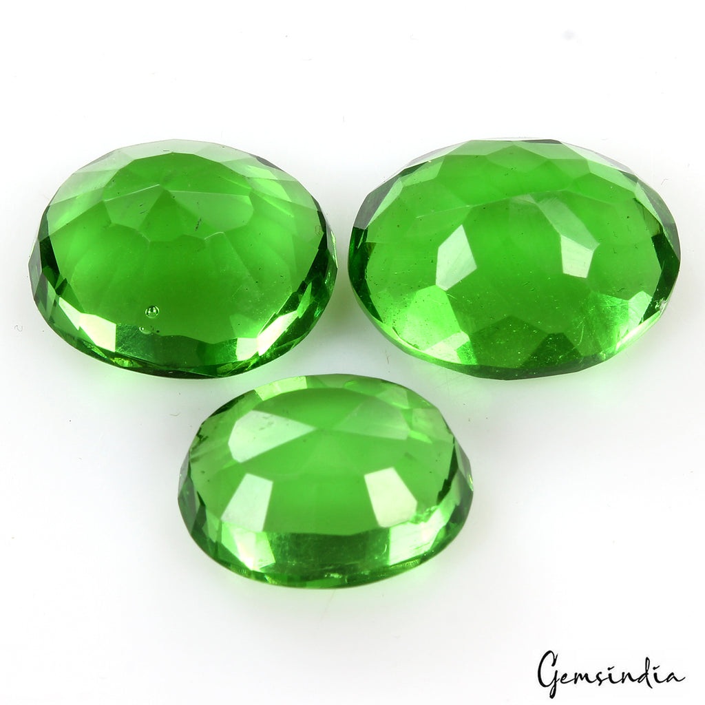 Peridot Loose Gemstone, Green — 16mm to 19mm, 41.70 Ct