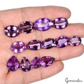 128.30 Ct AMETHYST MIX CUT PURPLE BRAZIL GENUINE GEMS NATURAL LOOSE GEMSTONES