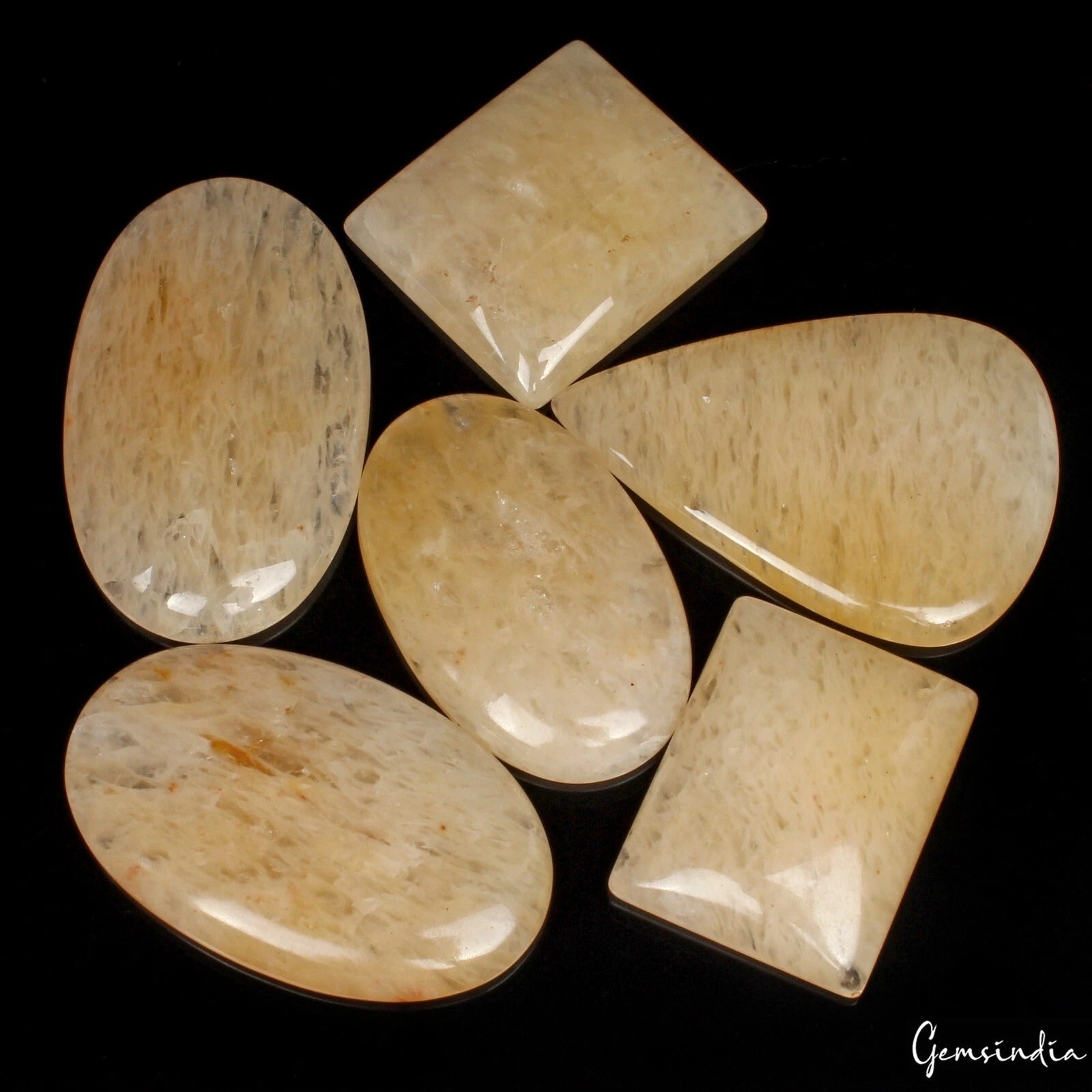 Peach Color Quartz Natural Lot Handmade Cabochon 700 Ct Wholesale Loose Gemstone