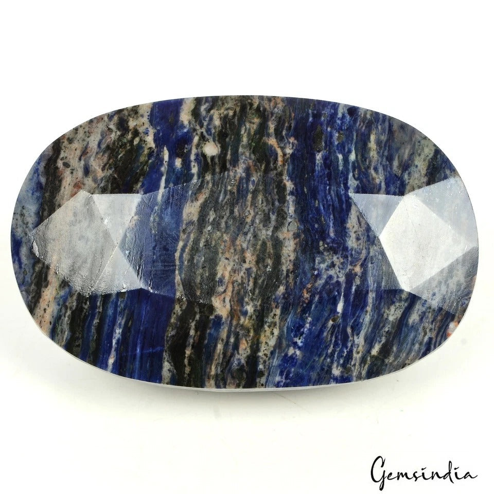 3100 Ct Rare Quality Oval Shape Sodalite Loose Museum Grade Earth Mined Gemstone