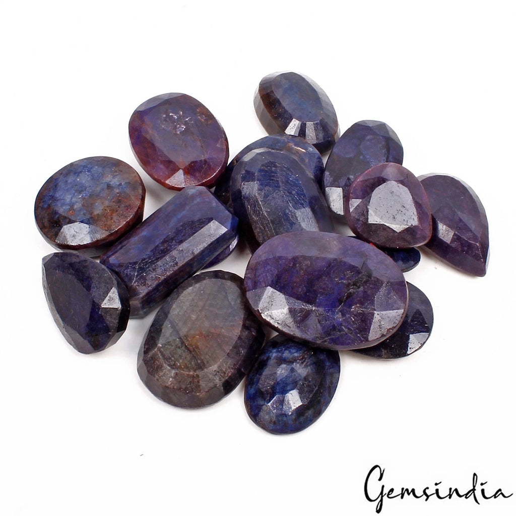 Blue Sapphire Lot, Loose Gemstone — 16 Pieces, 19mm To 34mm, 930 Ct, Madagascar