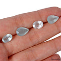Certified 10.30 Ct Natural Blue Aquamarine Mix cut Loose 10-12mm Unheated Gems