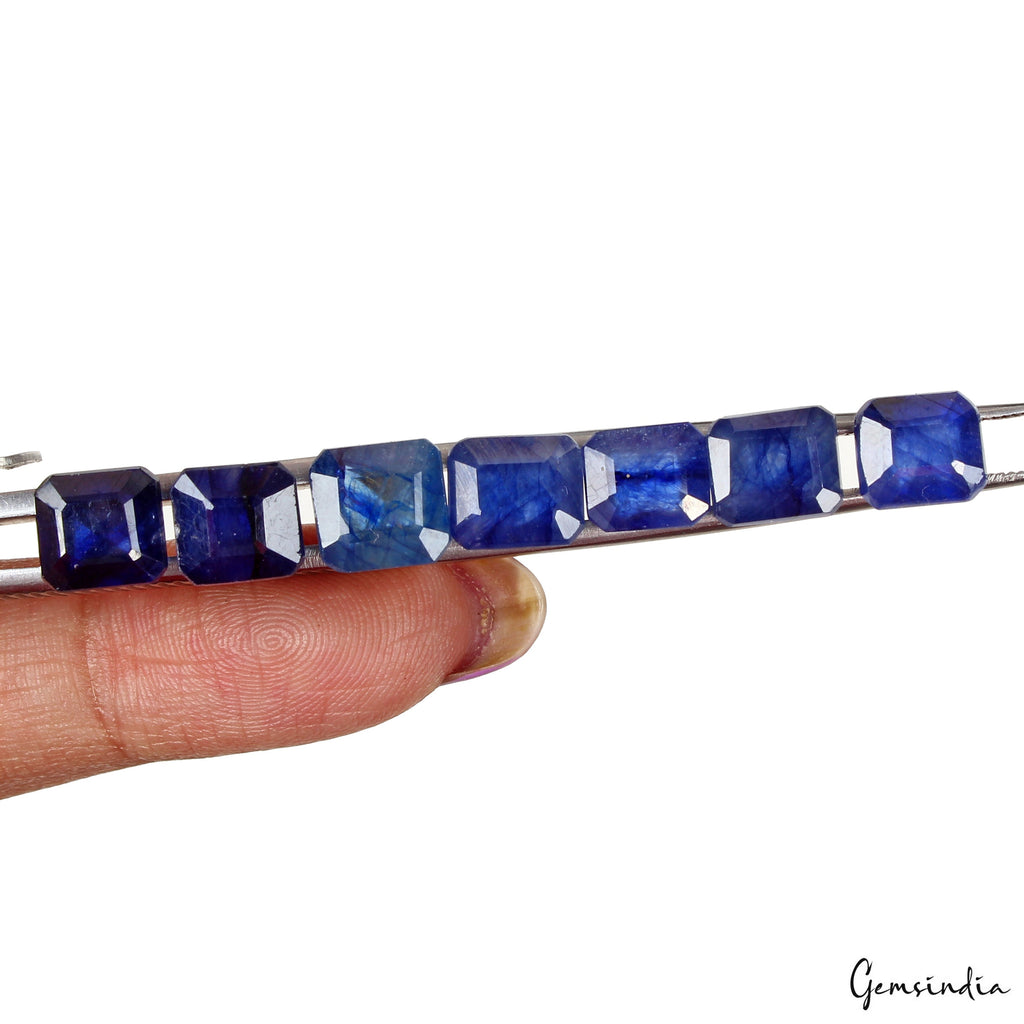 AAA Grade Certified 23.00 Ct Natural Royal Blue Sapphire Octagon Cut Gemstones