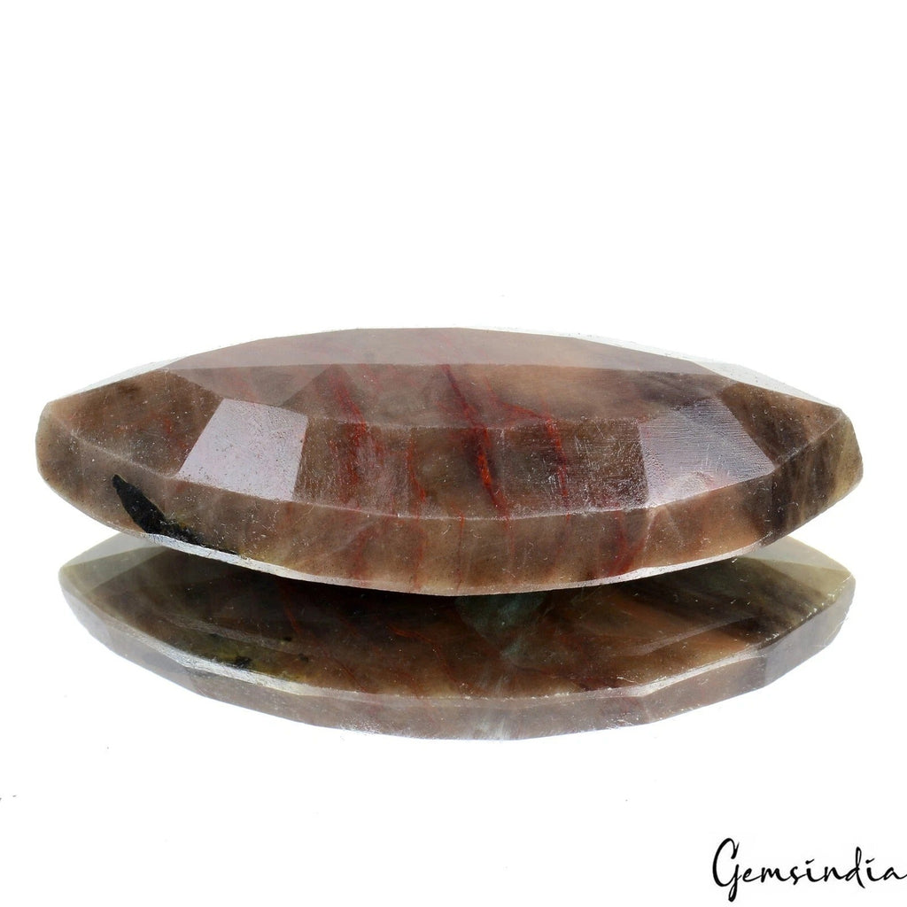 Certified 330 Ct Natural Untreated Golden Brown Sapphire Marquise Cut Loose Gem