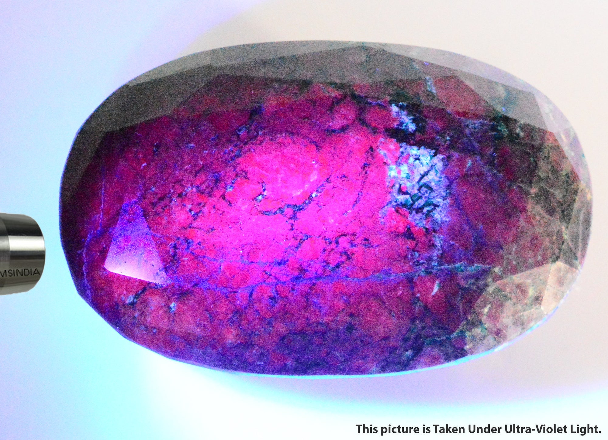 1.3 Kilo ~Rare Natural Ruby Zoisite Earth Mined Oval Cut Museum Grade Gemstone