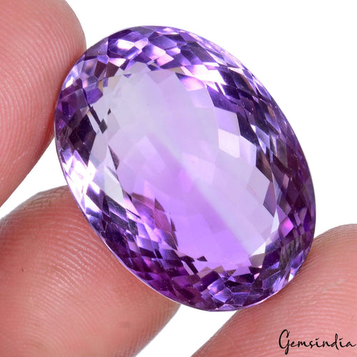Amethyst Loose Gemstone, Untreated — 24 x 17 x 13mm, 39.10 Ct, Brazil