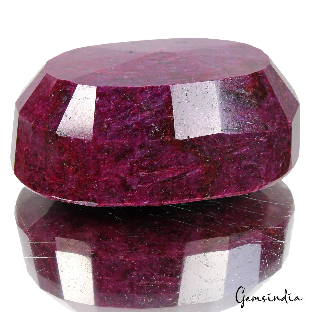 Museum Size 1440 Ct Natural Red Ruby Oval Cut Faceted Earth Mined Loose Gemstone