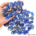 1400 Cts/50 Pcs Natural Blue Lapis Lazuli w Gold Flecks Mixed Cab Loose Gems Lot