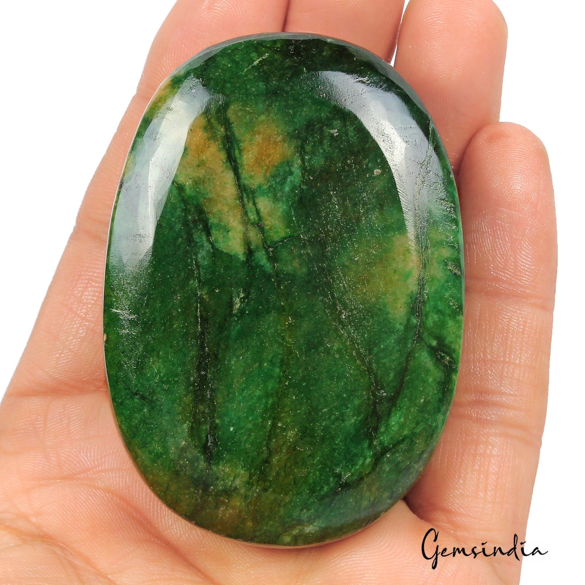 850 Ct Natural Dark Green Zambian Emerald Oval Cab Earth Mined Loose Gemstone