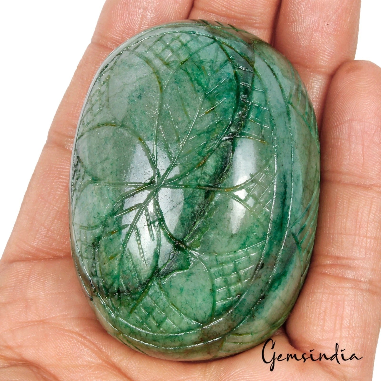 800 Ct Natural Brazilian Green Emerald Oval Cut Carving Earth Mined Huge Gems