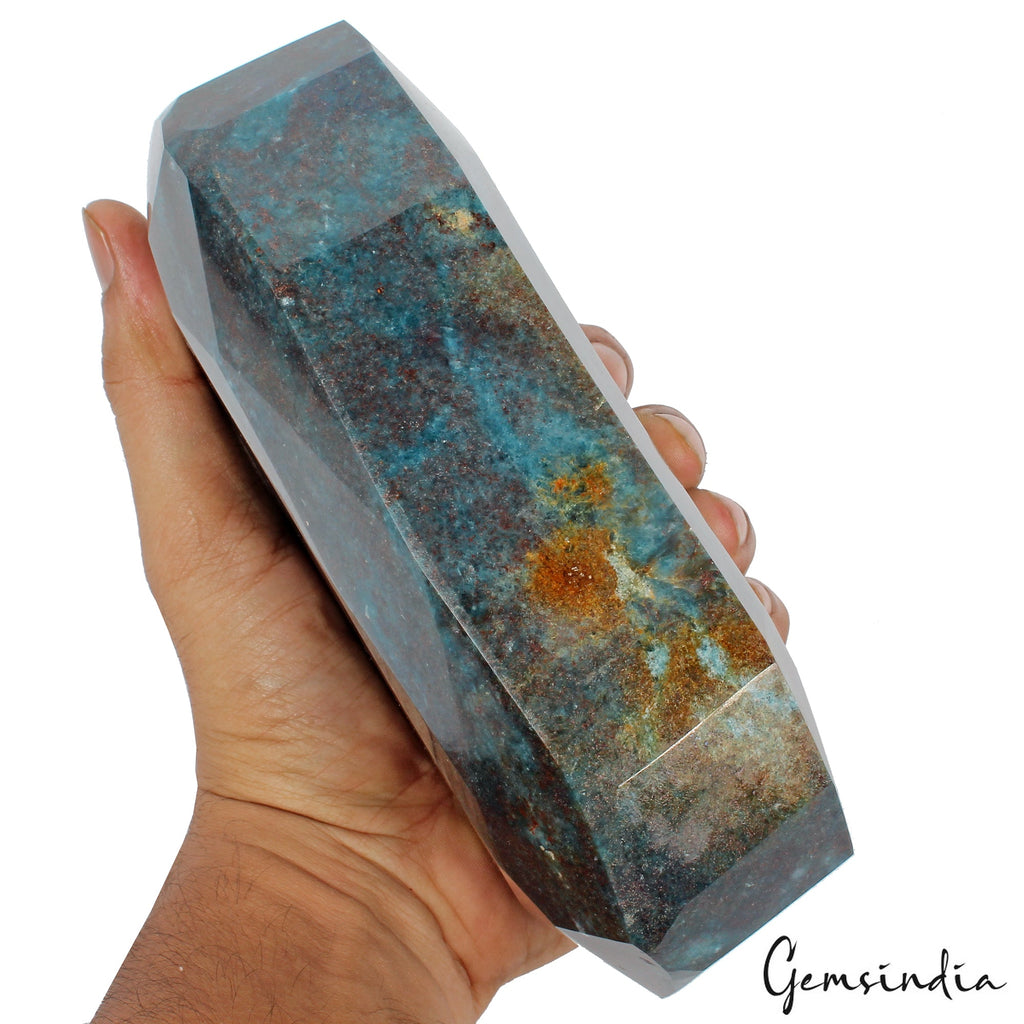 3.2 Kilo Natural Ruby Kyanite 6.75" Oval Cut Untreated Huge Earth Mined Gemstone