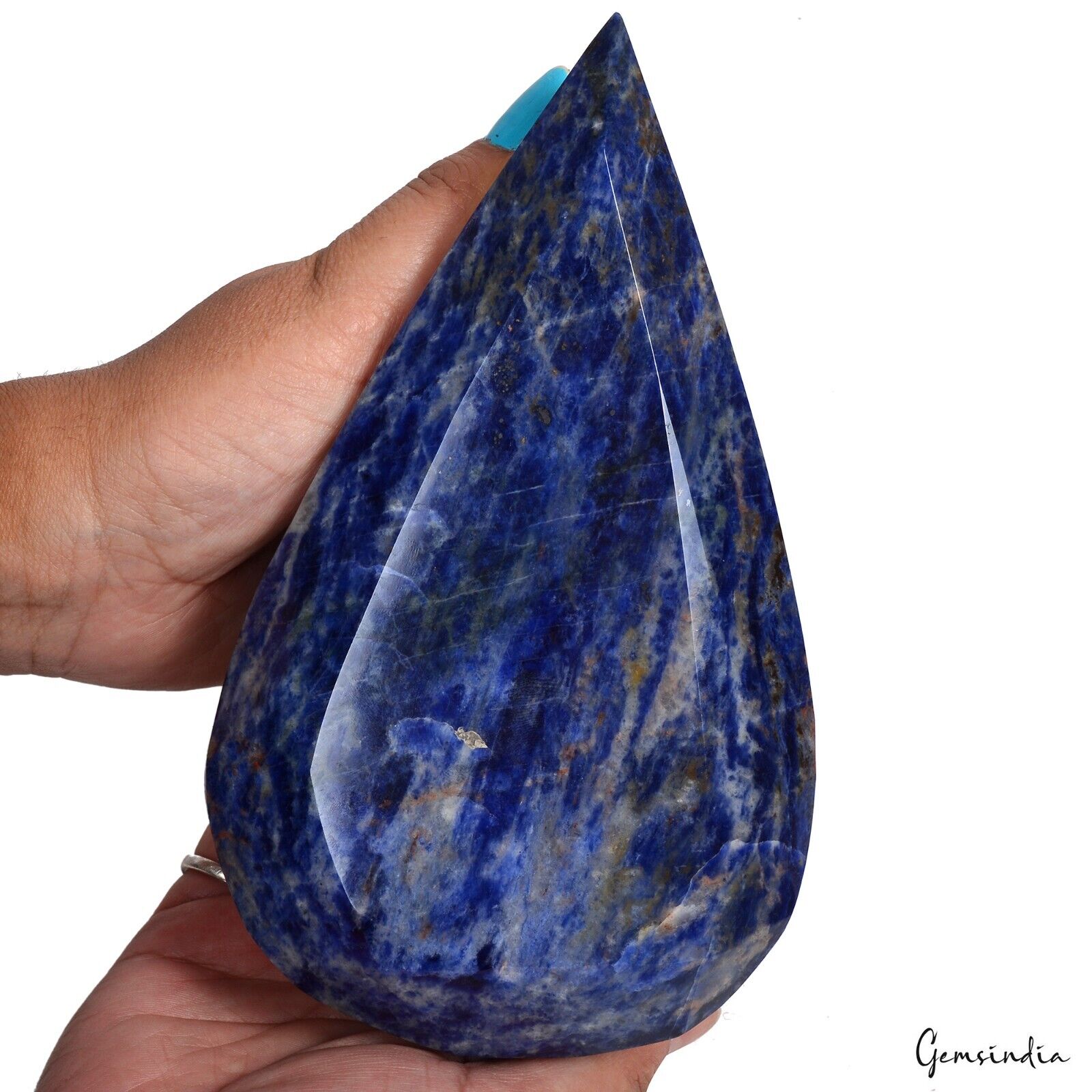Sodalite Loose Gemstone, Blue — 7.2", 1.9 Kg