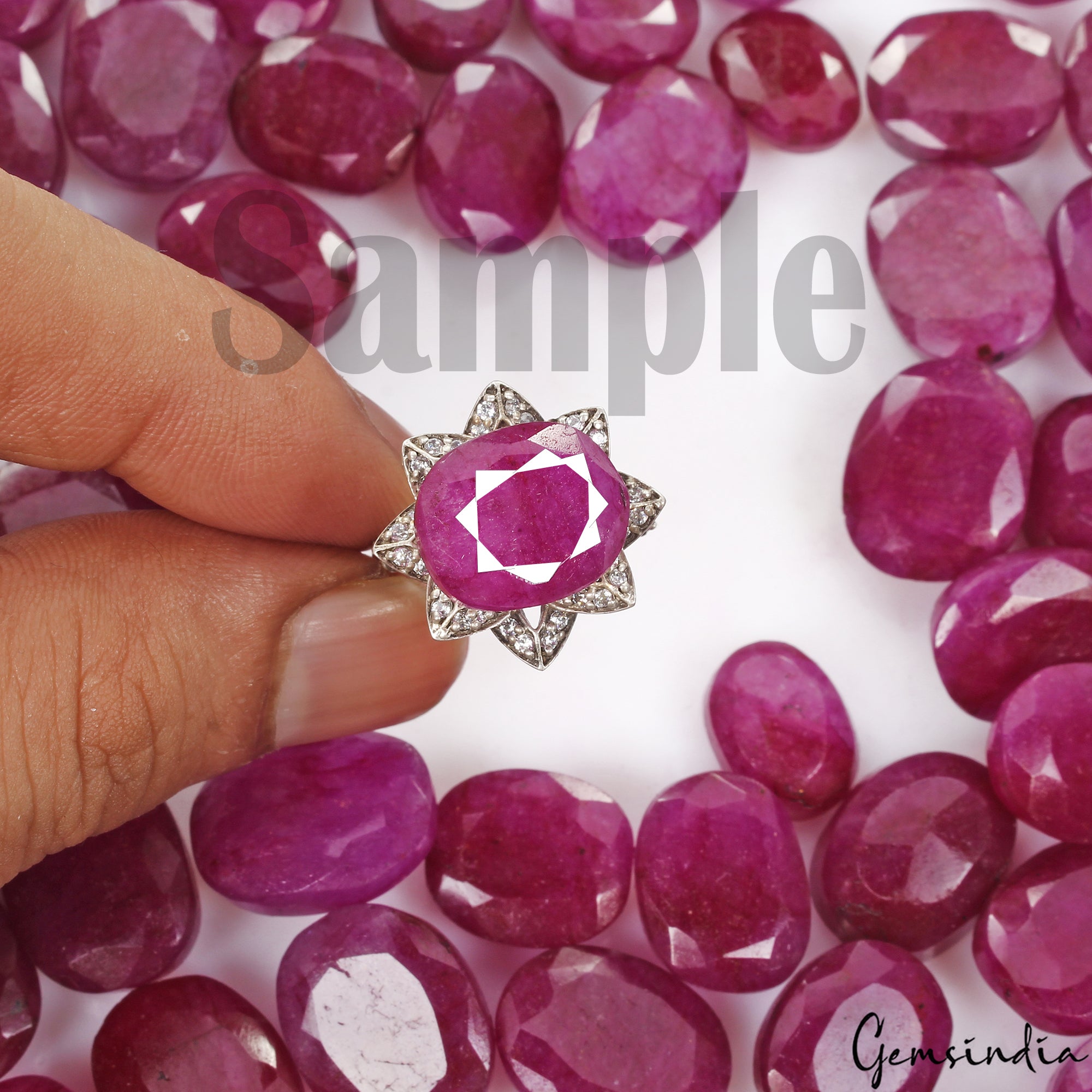 1600 Ct Natural Pink Red Beryl Bixbite USA Mix Cut Loose 13-22mm Gemstones~109Pc