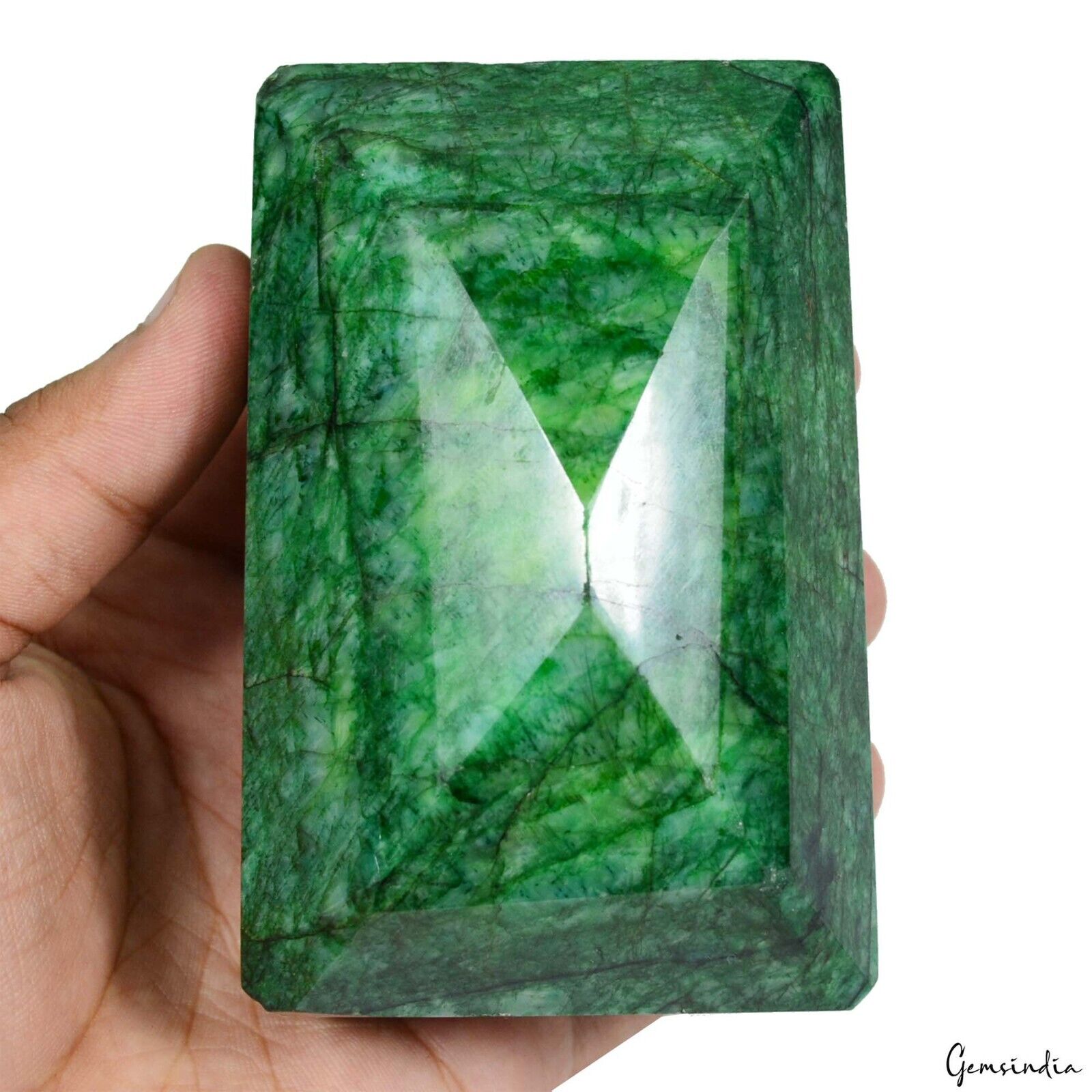 3820 Cts Natural Brazilian Emerald Octagon Cut Stunning Museum Size Gemstone