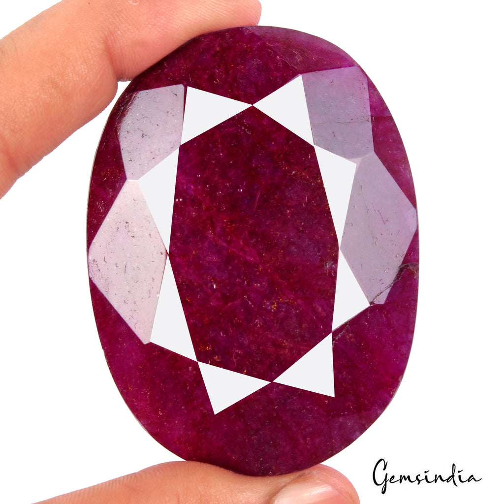 850 Ct Natural Pink Red USA Beryl Bixbite Oval Cut Faceted Earth Mined Gemstone