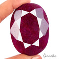 850 Ct Natural Pink Red USA Beryl Bixbite Oval Cut Faceted Earth Mined Gemstone