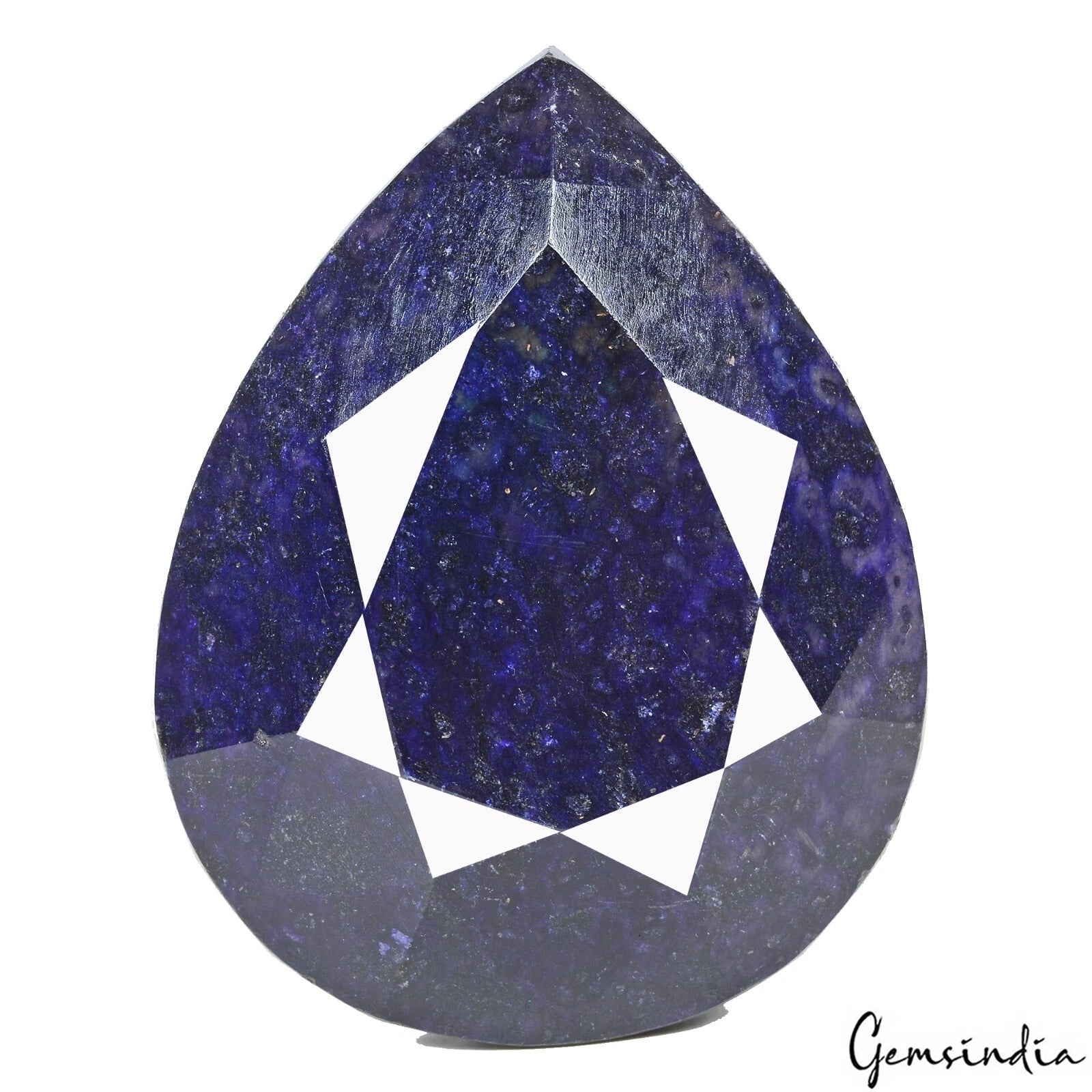 2300 Ct Natural Blue Sapphire Pear Faceted Museum Size Earth Mined Huge Gemstone