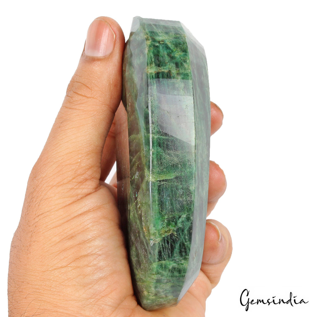 Free Certified 2400Ct Natural Brazilian Green Emerald Huge Earth Mined Loose Gem