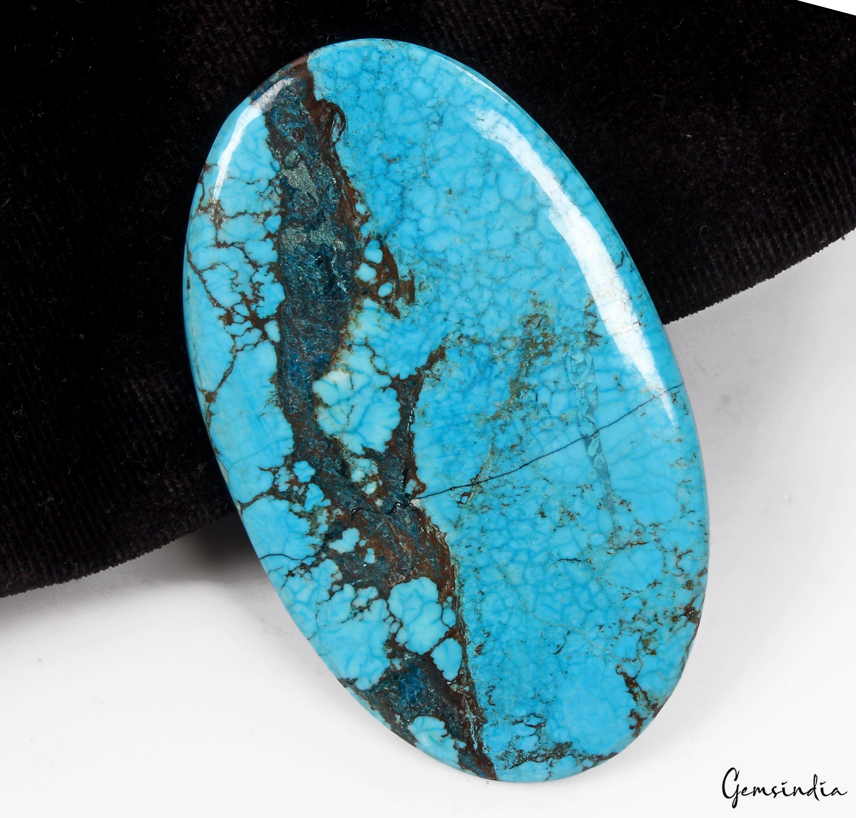 230 Cts Natural Designer Turquoise Oval Cabochon Loose Artistic Huge Gemstone