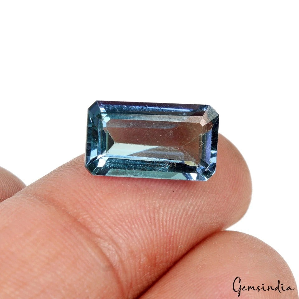 TANZANITE 4.80ct FLAWLESS SPARKLING NATURAL BEST BLUE GREEN EARTH MINED GEMSTONE
