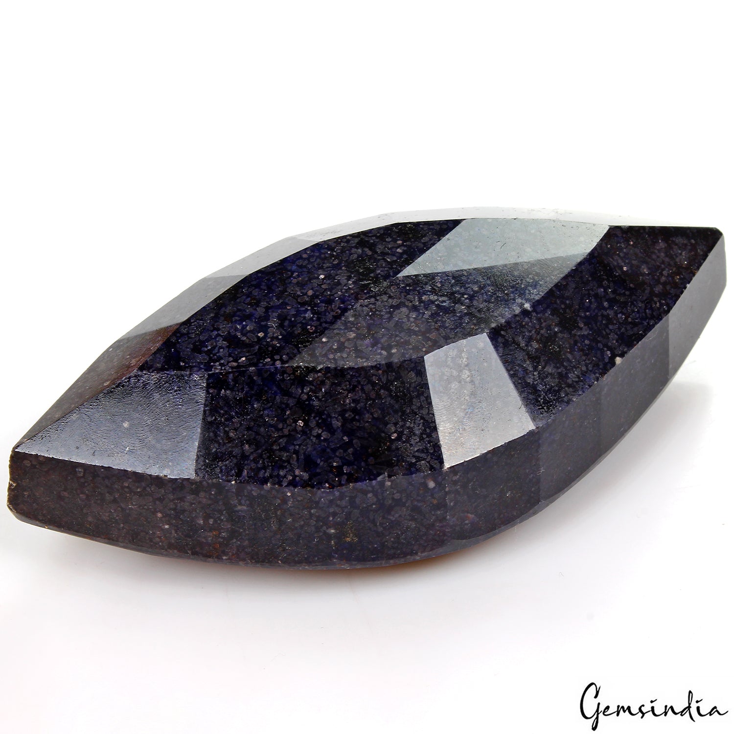 Blue Sapphire Loose Gemstone, Color Enhanced — 117x58x34 mm, 1830 Ct, Madagascar