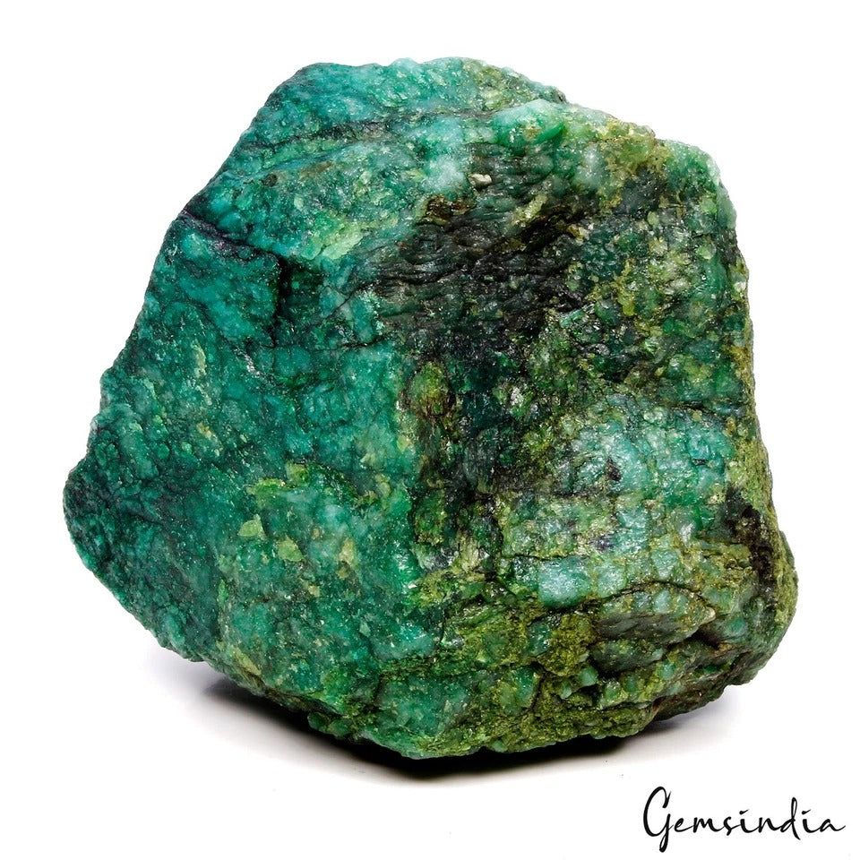 2780 Ct Natural Brazilian Green Emerald Raw Rough Rock Crystal Minerals Huge Gem