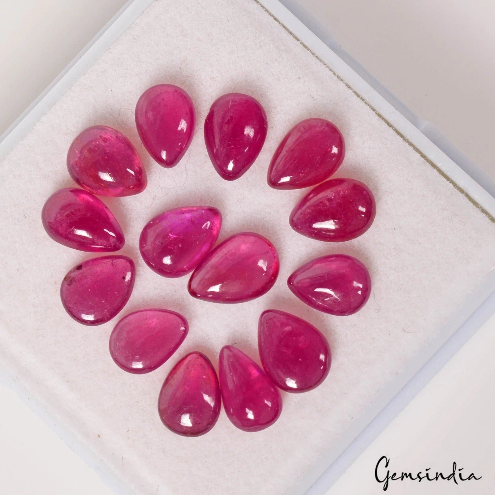 Certified 13.15 Ct Precious Gemstone Natural Mozambique Best Red Ruby Cabochon
