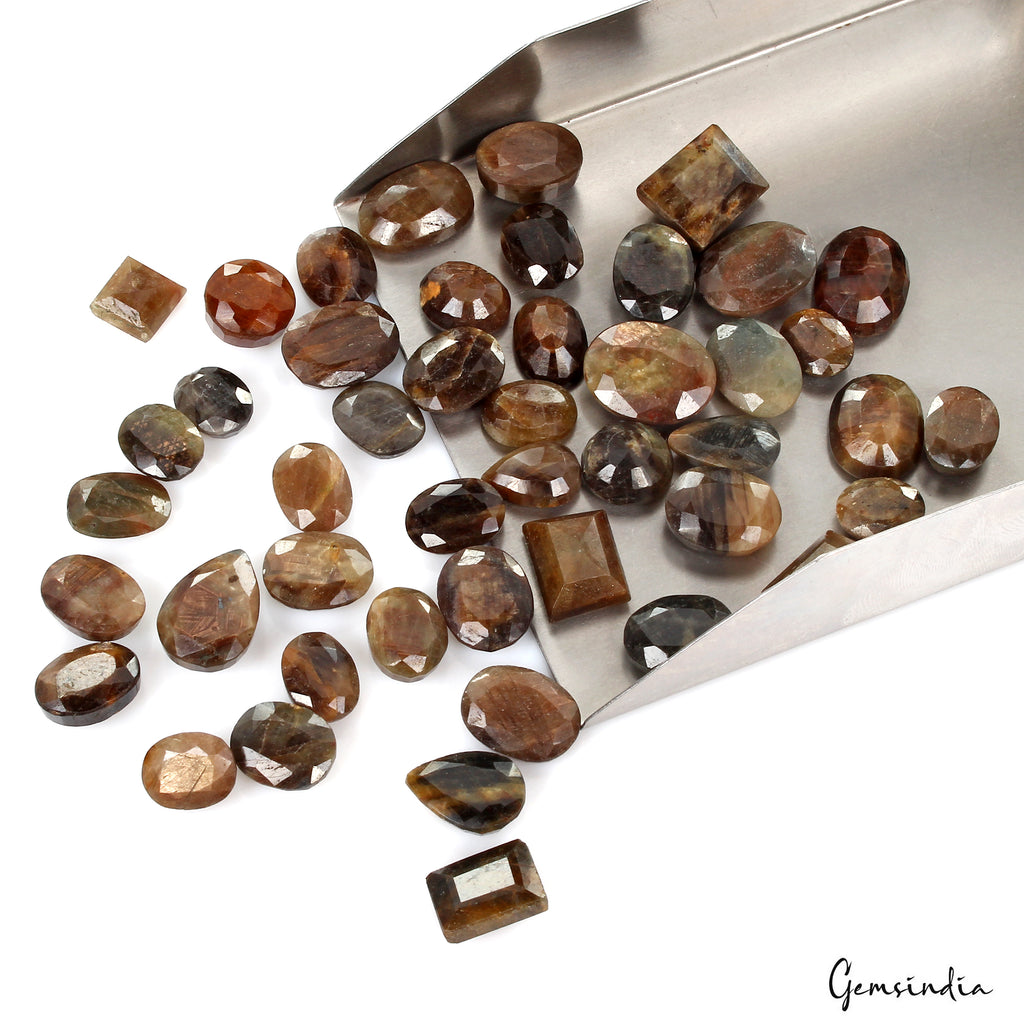 Sapphire Lot, Loose Gemstone, Oval, Rectangular & Pear Faceted Cut, Untreated — 46 Pieces, 10mm to 17mm, 500 Ct, Madagascar