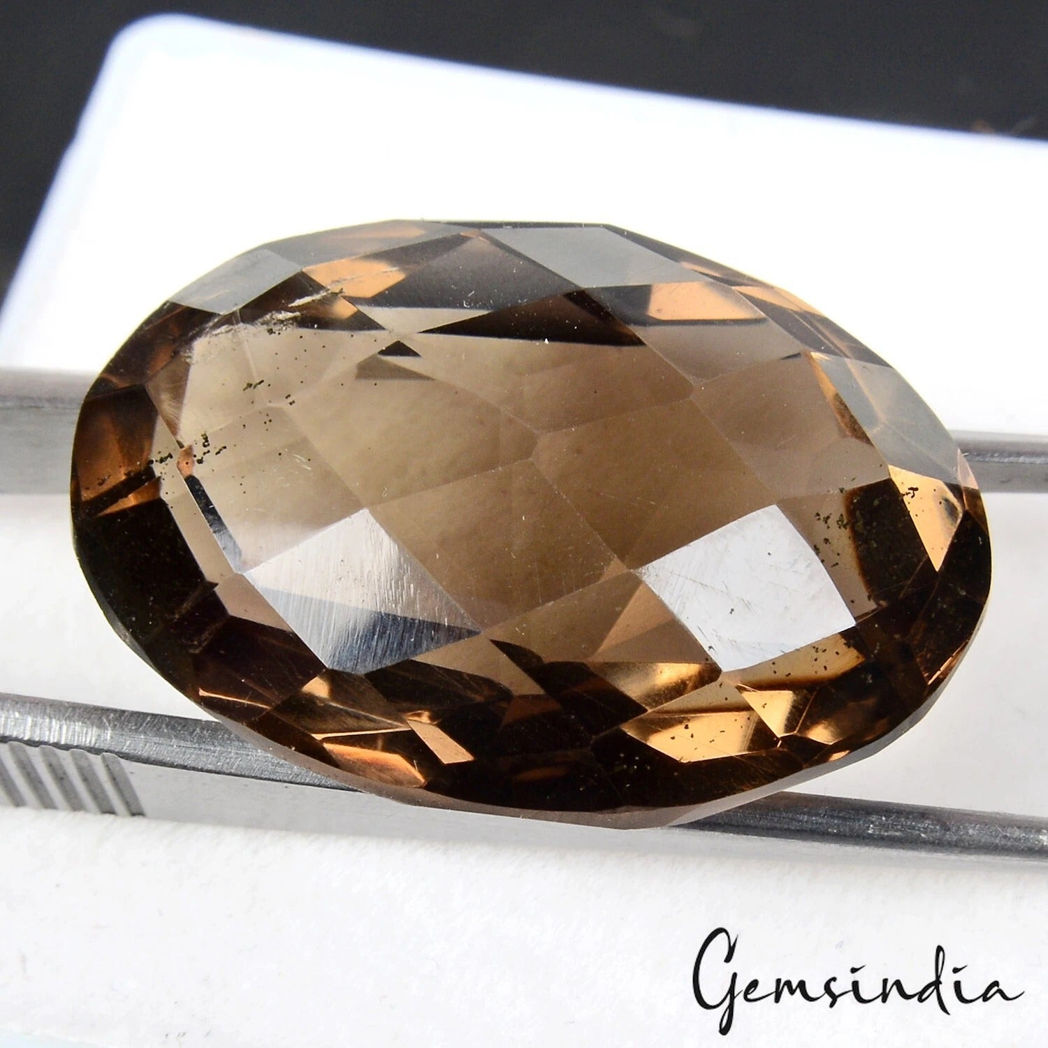 Smoky Quartz Loose Gemstone — 29x20x15 mm, 51.00 Ct
