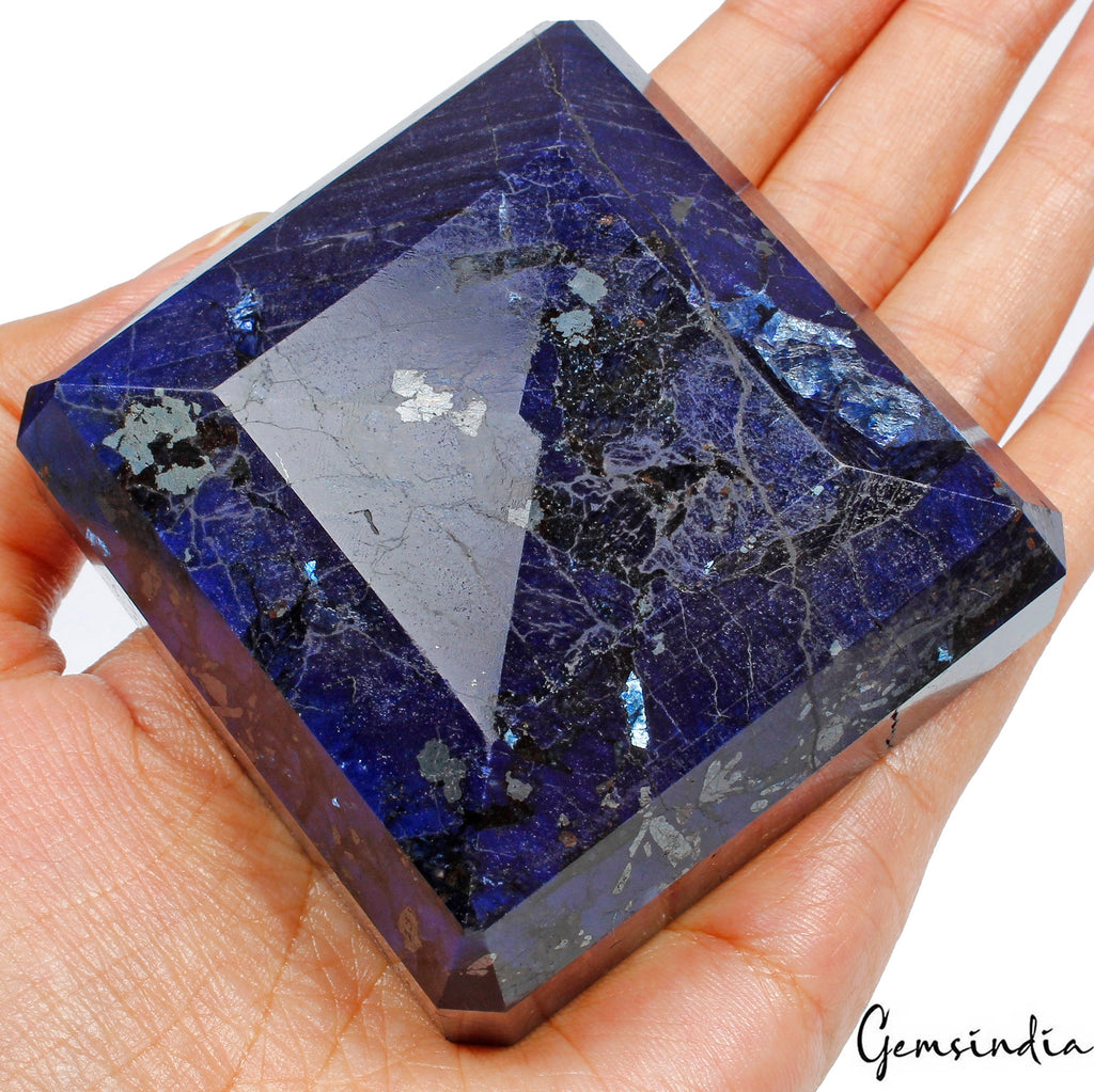 Certified 2030 Ct Natural African Royal Blue Sapphire Octagon Cut Huge Loose Gem