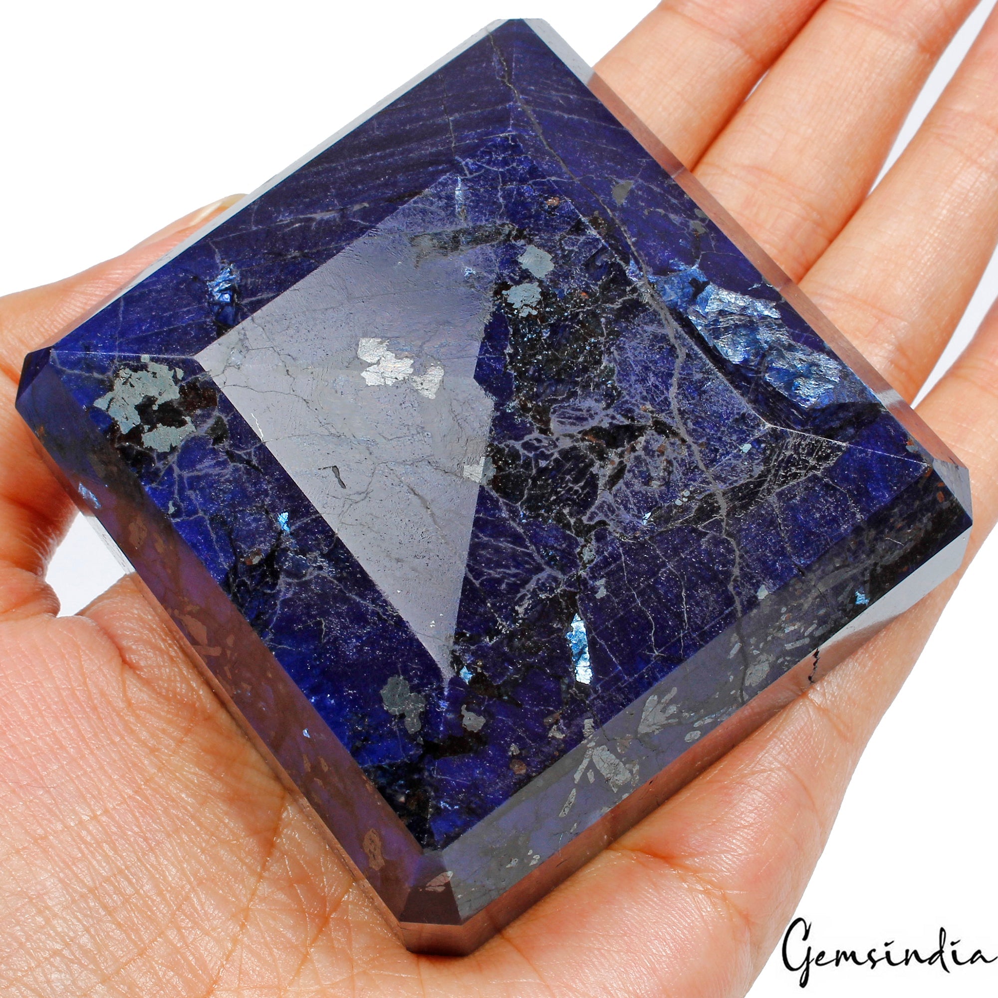 Certified 2030 Ct Natural African Royal Blue Sapphire Octagon Cut Huge Loose Gem