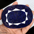 Museum Size 2980 Cts Natural African Dark Blue Sapphire Oval Loose Huge Gemstone
