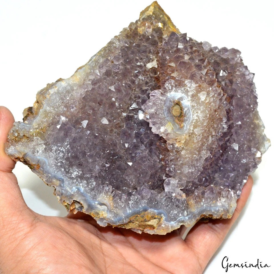 Amethyst Geode, Untreated — 8x5.5x4 Inch, 0.72 Kg (3600 Ct), Uruguay