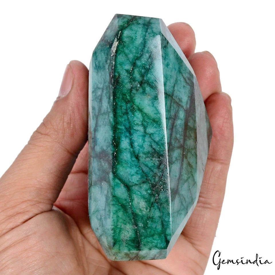 2780 Cts Natural Brazilian Green Emerald Earth Mined Octagon Cut Huge Loose Gem