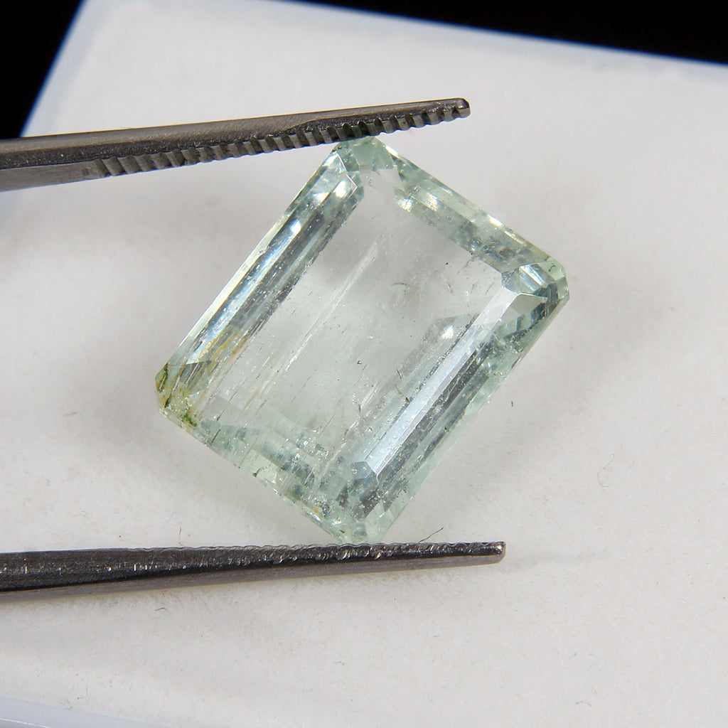AAA 8.50 Ct Natural Blue Aquamarine Octagon Faceted Cut Loose Brazilian Gemstone