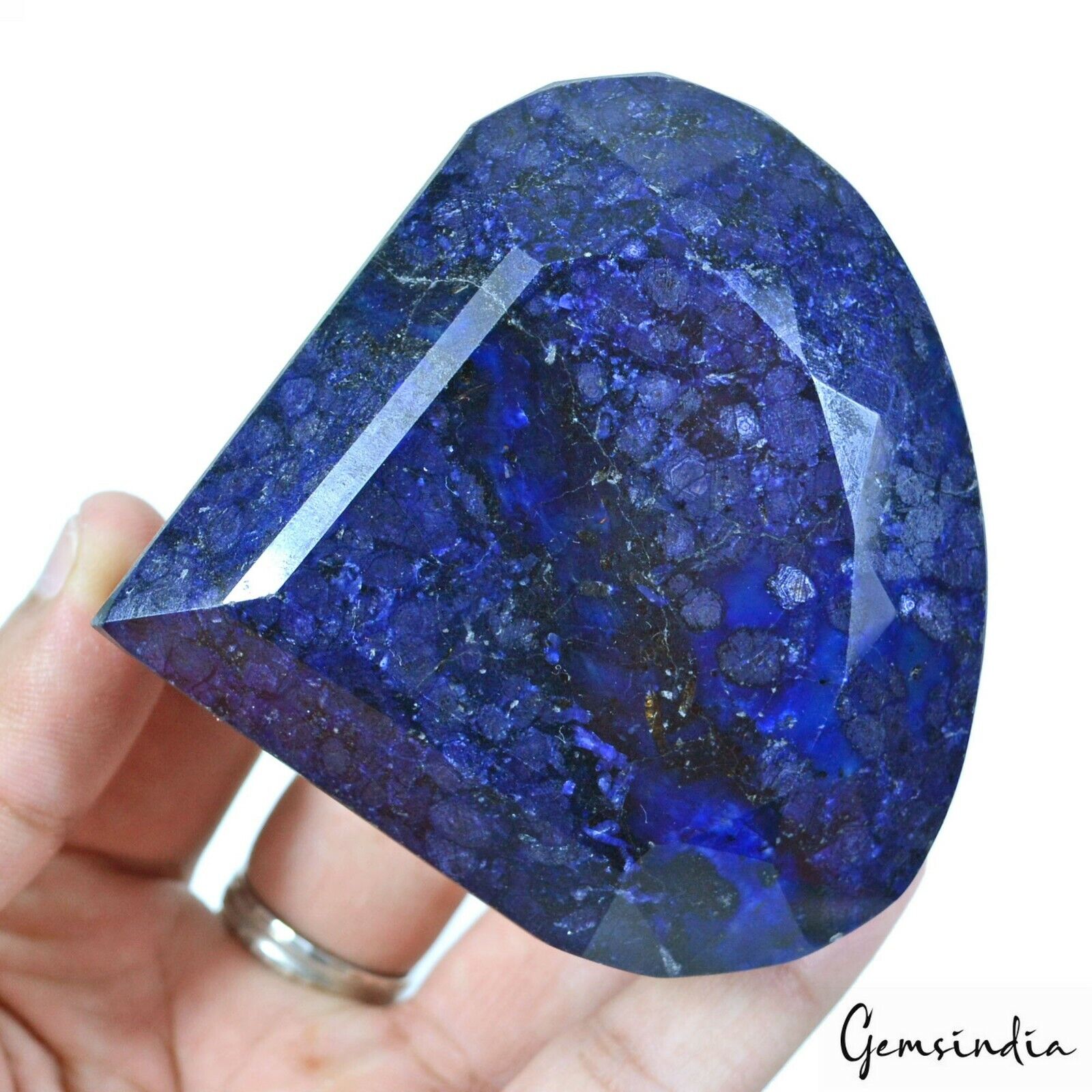 Sapphire Loose Gemstone, Color Enhanced — 76x88x36 mm, 1940 Ct, Madagascar
