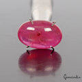 Certified 7.20 Cts Natural Mozambique Pink Red Ruby Oval Cab Loose Gem For Ring