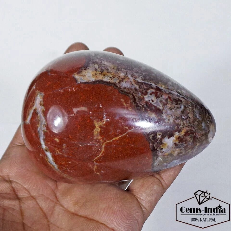 2760 Cts Natural Untreated Red Jasper Egg Shape Crystal Healing Mineral Huge Gem