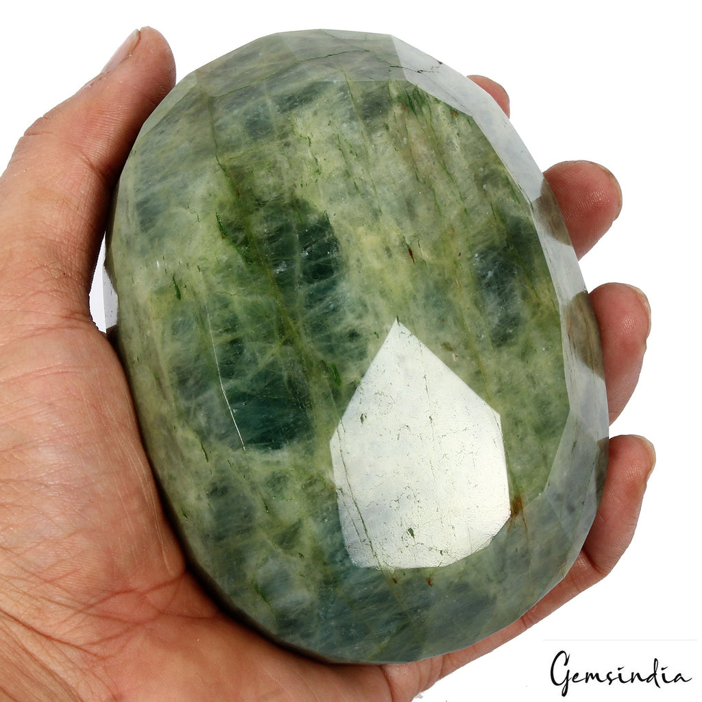 4500 Ct Natural Untreated Green Blue Beryl Aquamarine Oval Cut Huge Gemstone