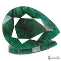 Certifies 950 Cts Natural Dark Green Brazilian Emerald Pear Faceted Cut Huge Gem