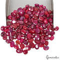 500 Ct/131 Pcs Natural Pink Red Ruby 7-13mm Oval Cut Loose Jewelry Gemstones Lot