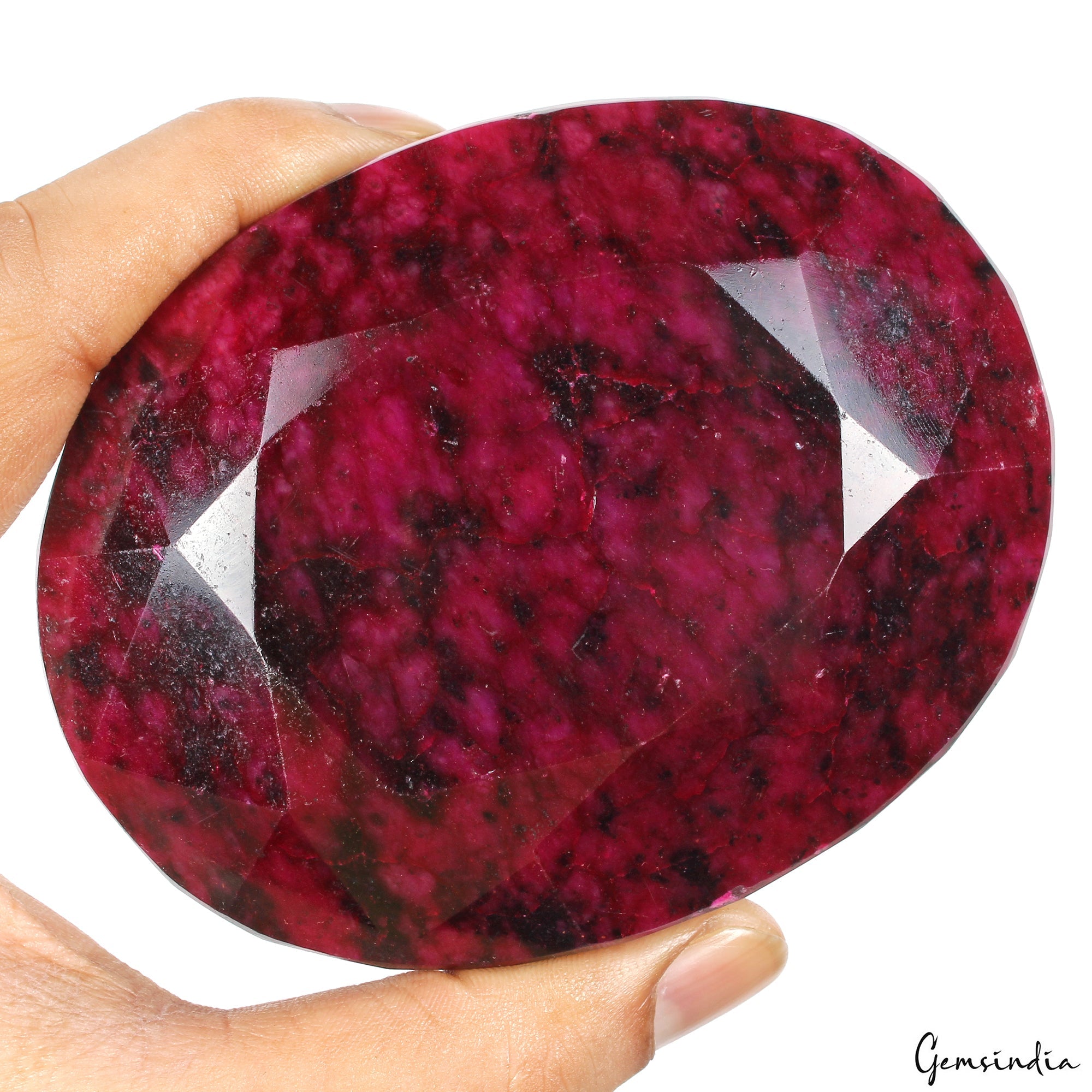 Natural Red Ruby 3720Ct Oval Cut Loose Earth mined Huge Gemstone from Madagascar