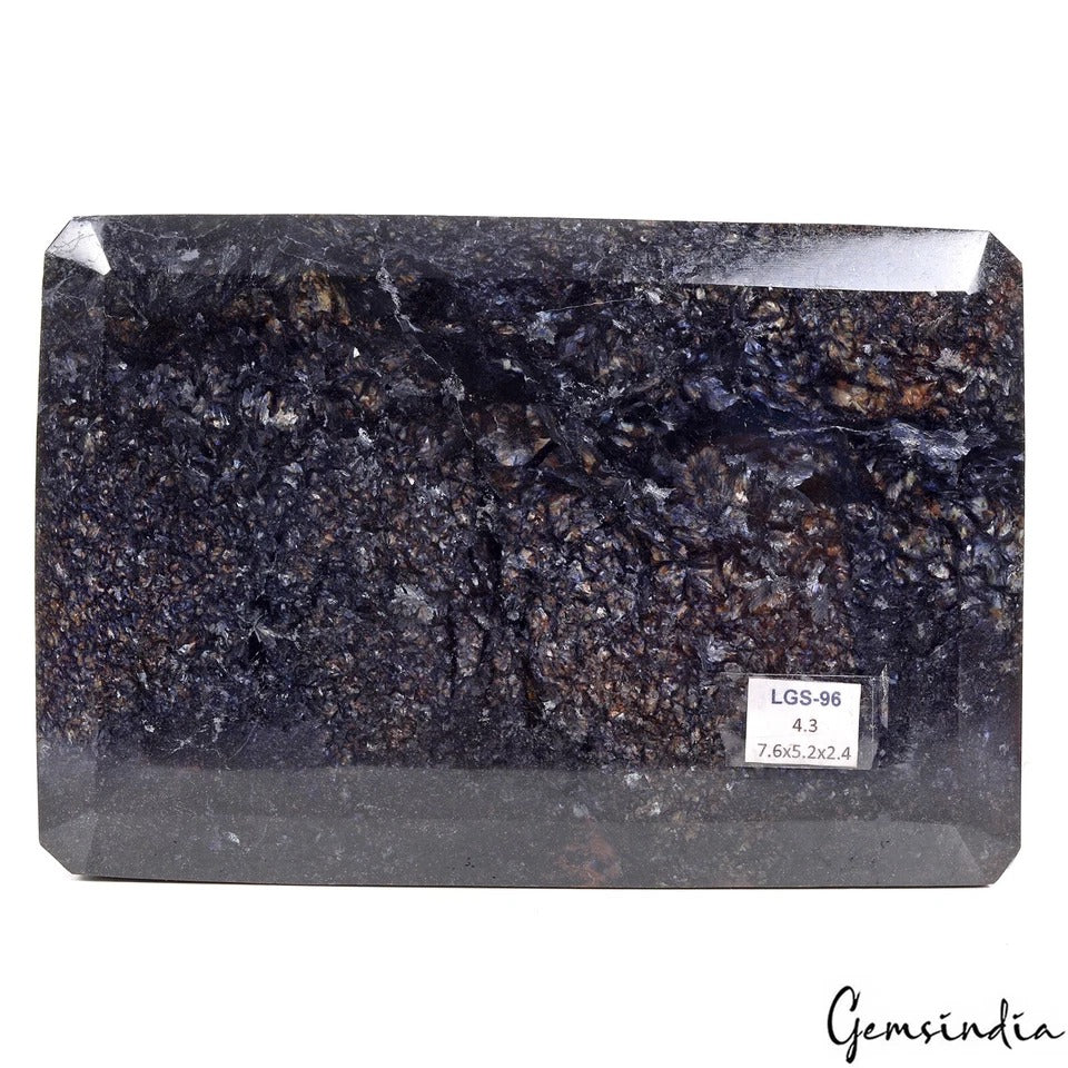 Blue Sapphire Loose Gemstone, Color Enhanced — 7.6x5.2x2.4 Inch, 21500 Ct (4.3 Kg), Madagascar
