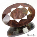 740 Ct Natural Untreated Brown Sapphire Oval Faceted Earth Mined Museum Size Gem