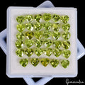 Peridot Lot, Loose Gemstone, Green — 35 Pieces, 5mm, 18.20 Ct